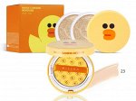 [ANGEALA] №2355-23 Кушон с запасным блоком &quot;утка&quot; spf50+ т.23 /круглый футляр