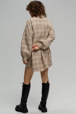 Рубашка  WARM073/01/Молочный, бежевый