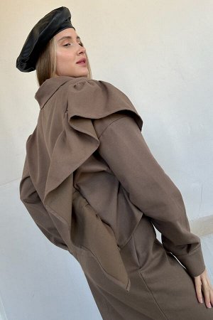 Рубашка джинс  DENIM018/04/Песочный