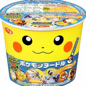 DAIKOKU Суп-лапша "Покемон" б\п с морепродуктами Детская, 37гр. 1*12