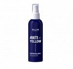OLLIN PROFESSIONAL ANTI-YELLOW Нейтрализующий спрей для волос 150мл
