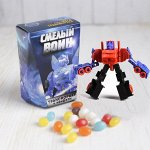 Набор «Смелый воин»: трансформер, конфеты 20 г