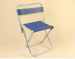 Стул Туристический складной стул со спинкой (спинка опускается), материал каркаса: сплав. Размер: 46*29*29см.