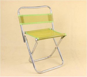 Стул Туристический складной стул со спинкой (спинка опускается), материал каркаса: сплав. Размер: 46*29*29см.