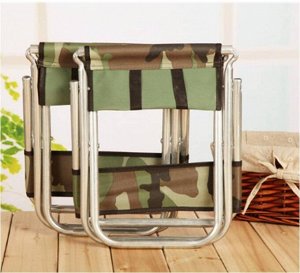 Стул Туристический складной стул со спинкой, материал каркаса: сплав. Размер: 46*29*24см.