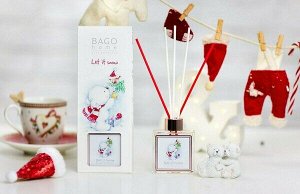 Ароматический диффузор 75 мл Снежная зима BAGO home, BGF0101