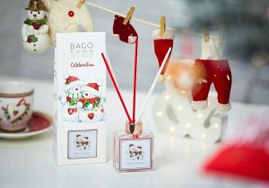 Ароматический диффузор 75 мл Праздничный вечер BAGO home, BGF0102