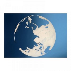 Зеркало декоративное Планета Земля, с лазерной гравировкой, 21?30 см