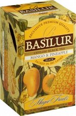 Чай Basilur ВОЛШЕБНЫЕ ФРУКТЫ &quot;Манго и ананас&quot; 20 пак + 5 пак*2г.*12 картон