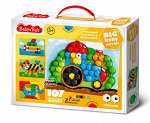 Мозаика для самых маленьких &quot;Трактор&quot; d2,5/7 цв/107 эл BABY TOYS