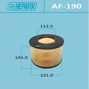 Воздушный фильтр A-190 "Hepafix" (1/16)