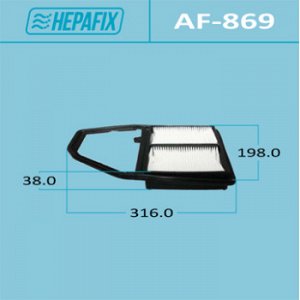 Воздушный фильтр A-869 "Hepafix"   (1/40)