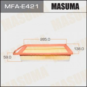 Воздушный фильтр  MASUMA  (1/20)  PEUGEOT/ 107, 206, 307, 1007/ V1400   01-