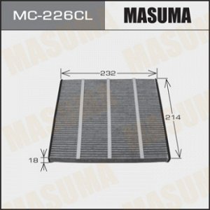 Салонный фильтр AC-103E MASUMA угольный (1/40)