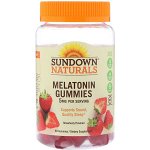 Sundown Naturals, Жевательные таблетки с мелатонином, со вкусом клубники, 5 мг, 60 жевательных таблеток