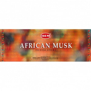 6-гр. благовония African Musk АФРИКАНСКИЙ МУСК блок 6 шт.