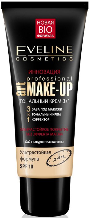 "Professional Art, Make-Up" Тональный крем 3в1 30ml СЛОНОВАЯ КОСТЬ