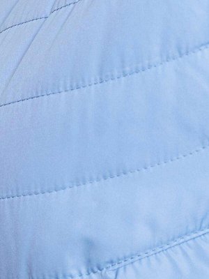 1r Куртка, синяя Rick Cardona Осенняя куртка в стиле 60-ых. Овальный вырез, маленький воротник-стойка и широкие рукава 3/4. Не промокает, не продувается и пропускает воздух. Обрамляющий фигуру силуэт 