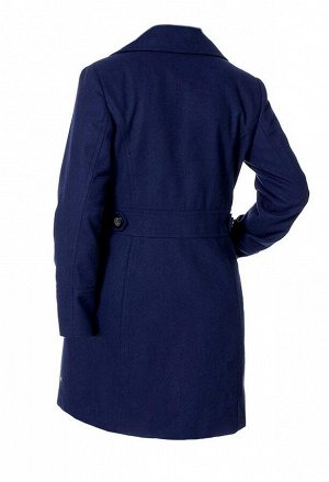 1r Укороченное пальто, синее S. Oliver Модное пальто красивого цвета! Привлекательная форма на 1 пуговице с 2 боковыми карманами и хлястиками на талии. Маленький металлический логотип. Подчеркивающий 
