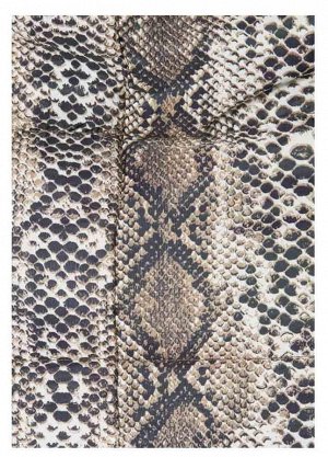 1r Куртка, коричневая Melrose Эффектный рисунок под змею. Отстегивающийся капюшон на регулируемой кулиске, утепленный воротник-стойка и высокая молния. Подчеркивающая фигуру форма. Длина ок. 64 см. Ве