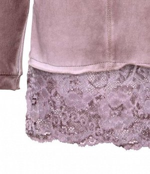 1r Блузка, розовая Linea Tesini Экстравагантный дизайн и модный стиль! Эффект мальтино с романтичным кружевным кантом. Удобный материал из 95% хлопка и 5% эластана. Кружево из 93% полиамида и 7% эласт