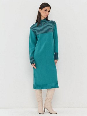 Платье женское 7242-20044   4300999/6500205 аквамарин/графит