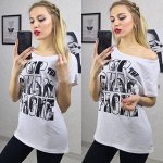 Футболка женская с надписью