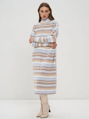 Платье женское 9242-92036   6100199/5200785/3100196/600179/ 118 туман/латте/голубой/ваниль/молоко
