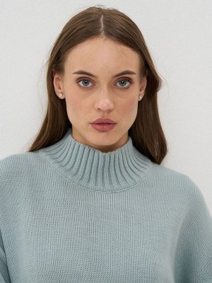 Платье женское 9242-92035   4301005/501/6400173 тополь серебристый/белый/титаниум