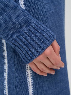 Платье женское 9242-92030   830045/293 джинс/белый