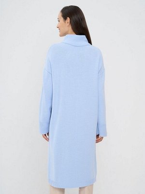 Платье женское 9242-92024   3100196/501 голубой/белый