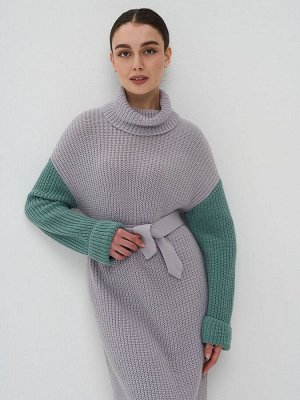 Платье женское 9242-92023   6100199/4400476 туман/грозовое небо