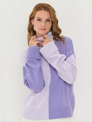 Джемпер женский 9242-94148   3585/7100102 гортензия/пыльная лаванда