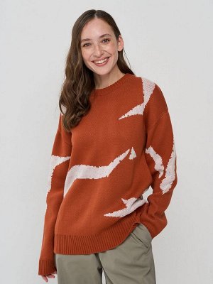 Джемпер женский 7242-40330   1900473/9202 кленовый сироп/лунный камень