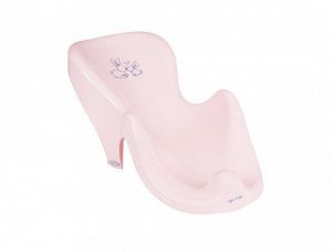 Горка в ванну КРОЛИКИ антискольз. (Tega) KR-003 (розовая)