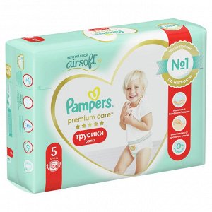 Подгузники-трусики Pampers Premium Care Pants Junior 12-17кг 34шт