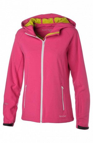 1r Куртка софтшелл, ярко-розовая Raiski Active Sport Модный цвет - отличные функции. Высококачественная куртка софтшелл от Raiski: водоотталкивающая, дышащая, непродуваемая. Логотип по канту. 2 вшитых