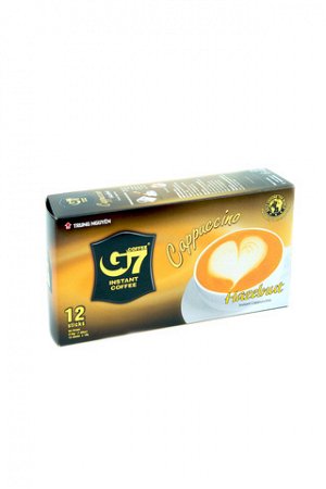 Растворимый кофе -  Trung Nguyen G7 Капуччино Hazelnut, 12 стиксов по 18 г