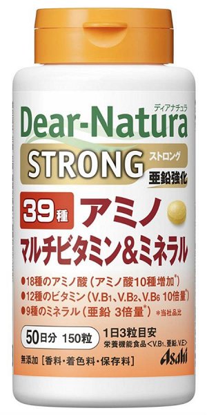 Asahi Dear-Natura Мультивитамины Strong 39 компонентов ХИТ!!! (150 таблеток на 50 дней)