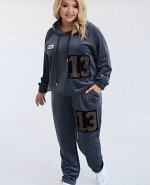 Костюм женский двойка велюровый