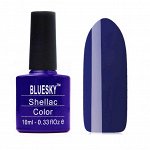 Гель-лак Bluesky №085 витражный насыщенный синий, 10 мл