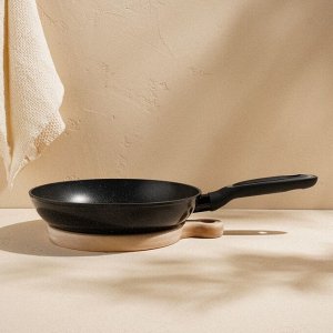 Сковорода SL Home, d=26, h=4.9 см, кованый алюминий, антипригарное покрытие, индукция, чёрная