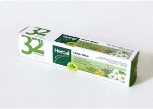 MODUM Зубная паста Семь трав 32 ЖЕМЧУЖИНЫ HERBAL, 150г