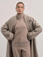Свитер женский бежевый меланж