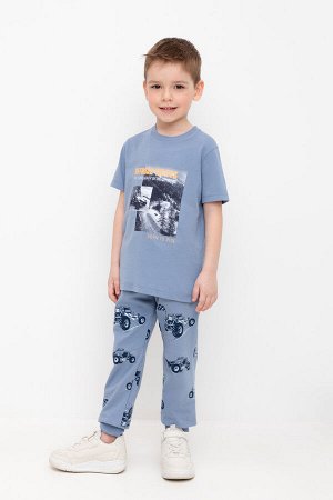 Брюки(Осень-Зима)+boys (серо-голубой, быстрые багги к514)