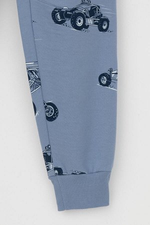 Брюки(Осень-Зима)+boys (серо-голубой, быстрые багги к514)