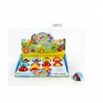 Игрушка заводная Веселые фрукты , в ассорт. 5 см