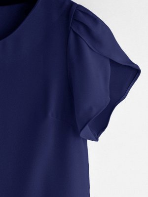 Блузка Темно-синий