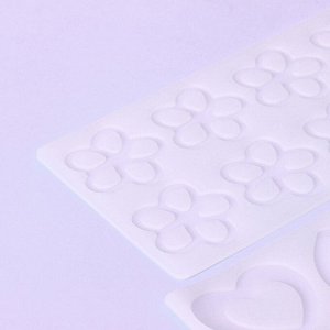 Набор форм для шоколада, 3 шт, 8 ячеек, силикон, 21x11x0,3 см, цвет прозрачный