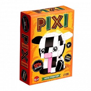 Конструктор блочный «PIXI. Коровка», животные, мини блоки, 126 деталей